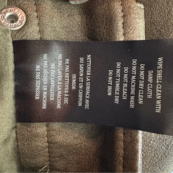 NWT BLANKNYC Zip Pocket Faux Leather Mini Skirt in Wild World Green Brown Y2K 26 - Picture 9 of 15